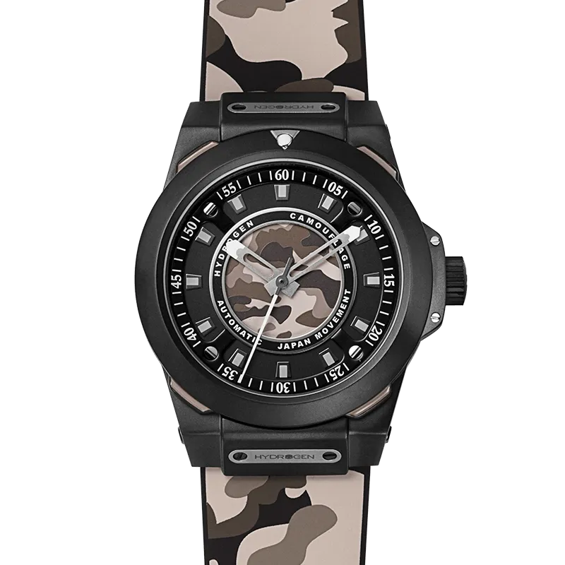 Sportivo Black Brown Camo by Hydrogen Watch