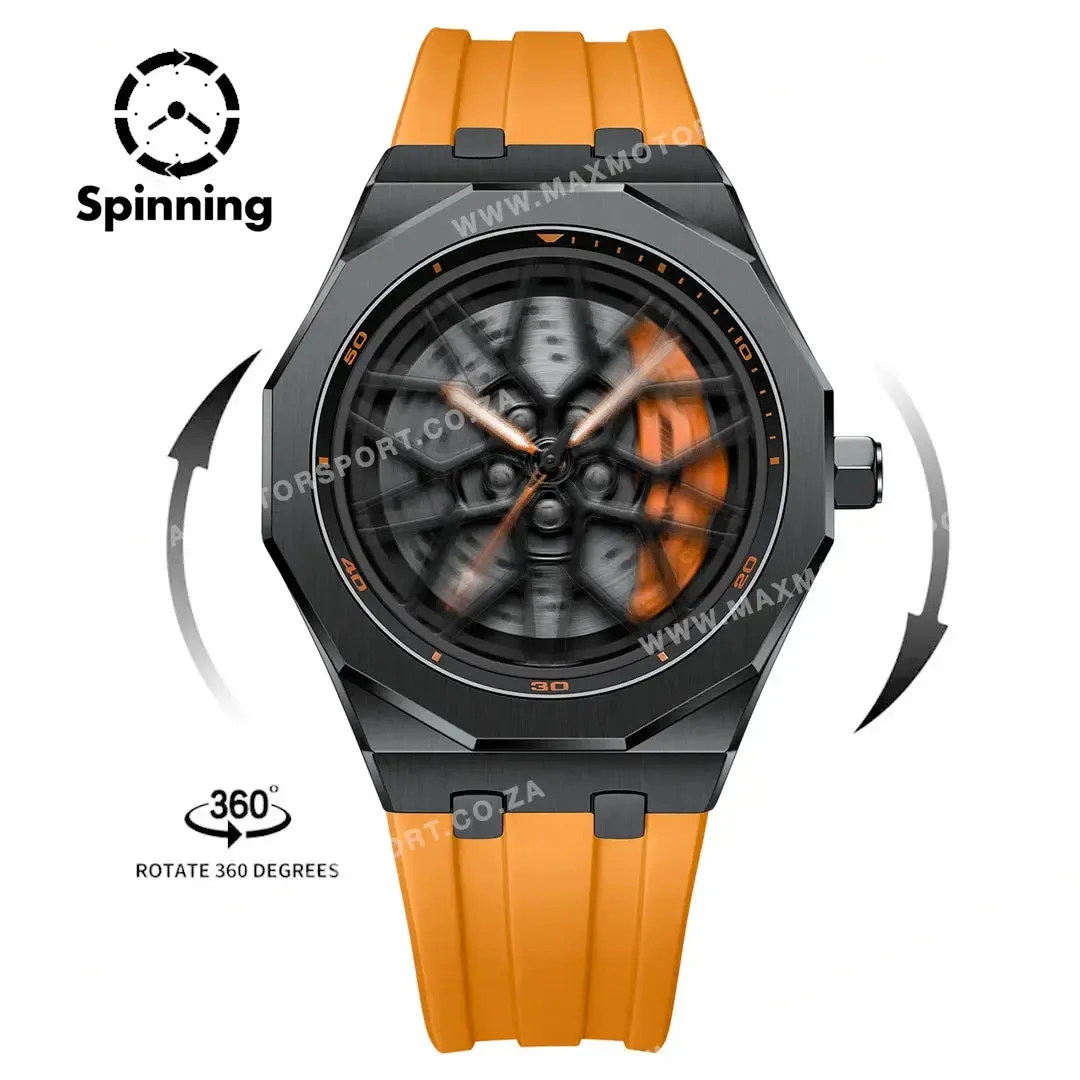 Sports Car Rim Wheel Watch - Benz G55 Spinning Face