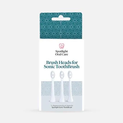 Spotlight Oral Care Sonic Toothbrush Replacement Heads