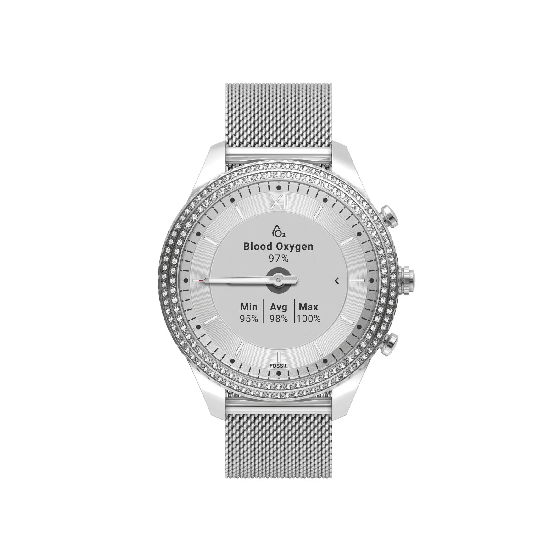 Stella Gen 6 Hybrid Smartwatch Stainless Steel Mesh