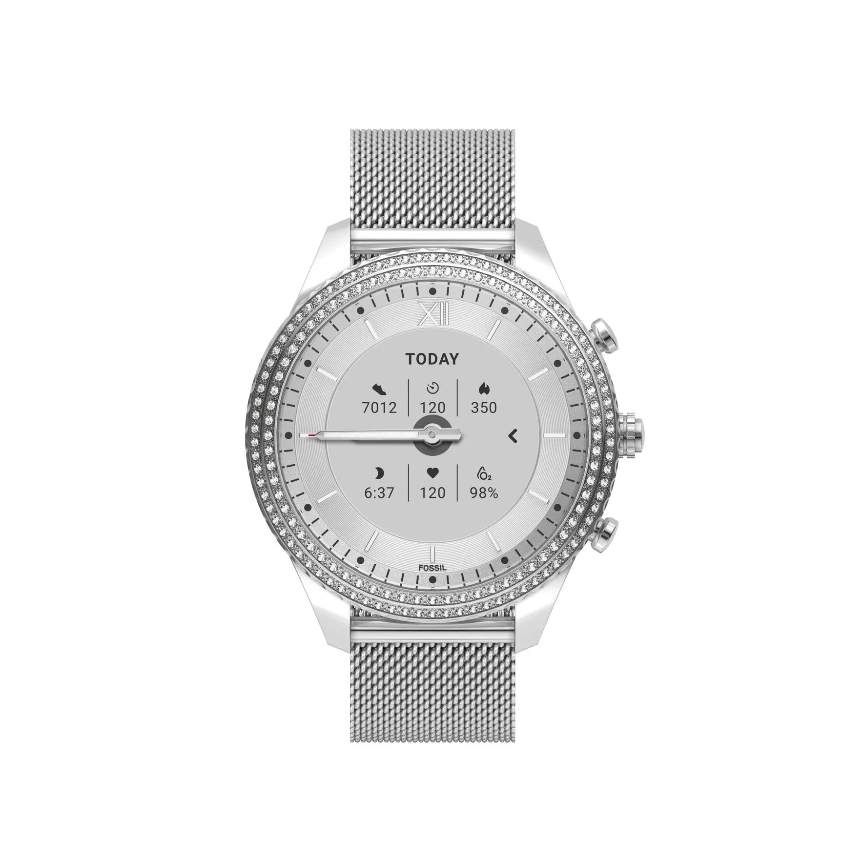 Stella Gen 6 Hybrid Smartwatch Stainless Steel Mesh