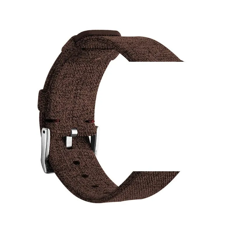 Stylish Canvas Watch Straps Compatible with Xiaomi Mi Watch Smartwatch