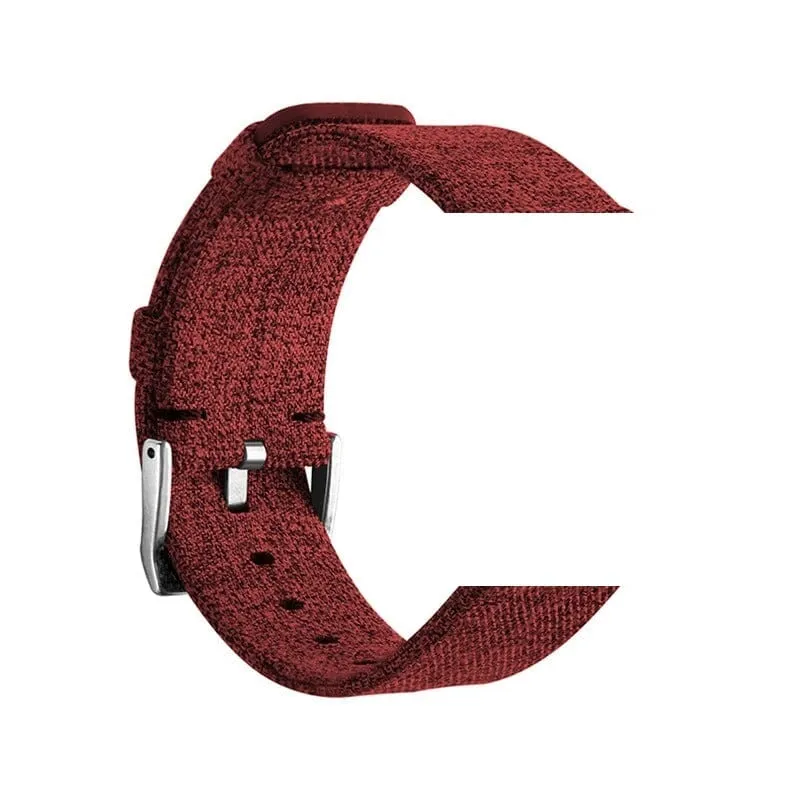 Stylish Canvas Watch Straps Compatible with Xiaomi Mi Watch Smartwatch