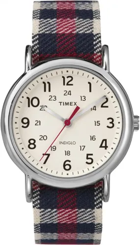 Timex Unisex TW2P89600 Weekender Analog Display Quartz Red Watch