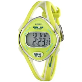 Timex Women's Ironman Sleek Lime Resin Strap Digital Watch T5K656