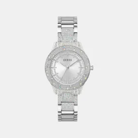 Trend Women Quartz Silver Dial Analog Recycled Steel Watch GW0746L1