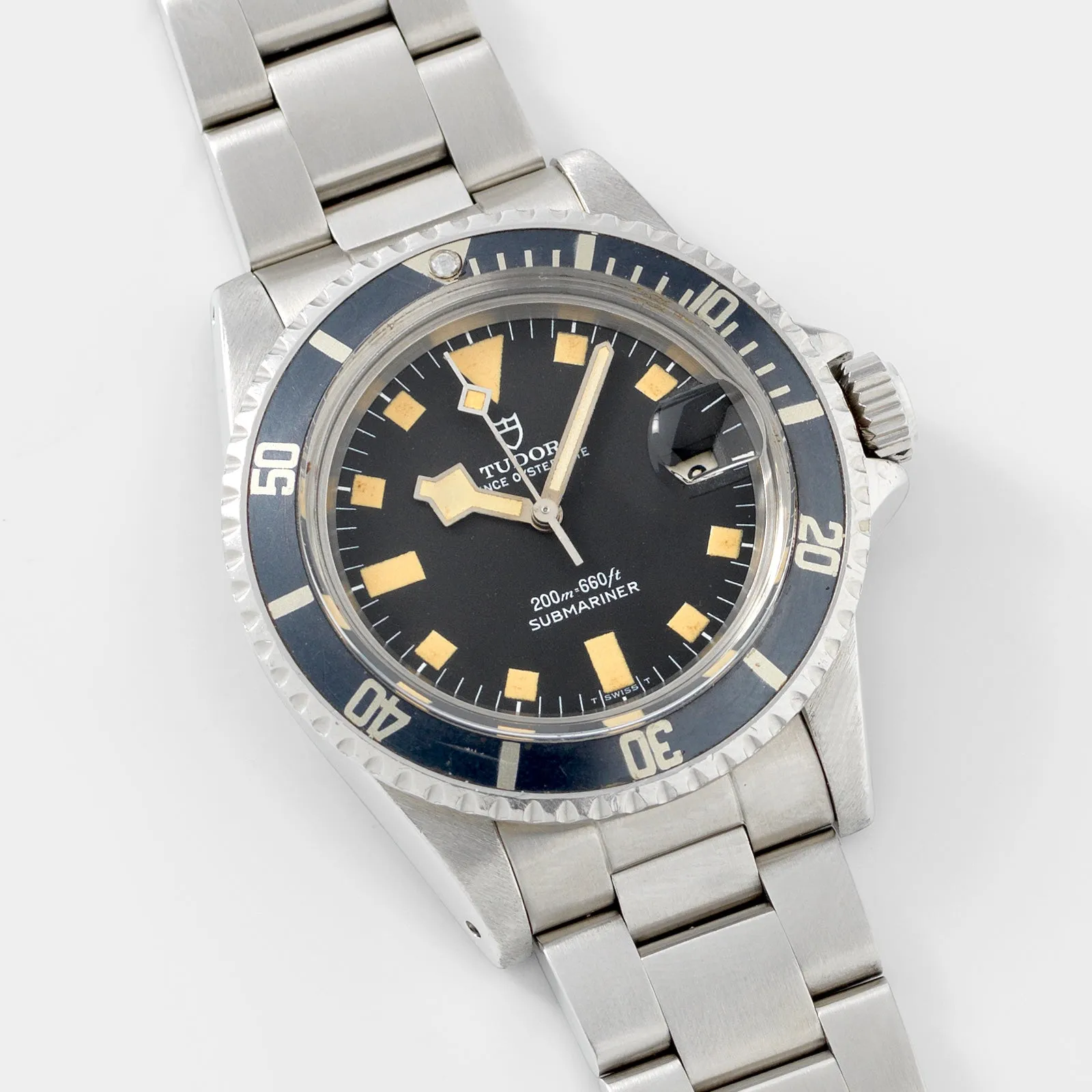 Tudor Submariner Date 9411/0 Black Snowflake Kissing 4 Inlay