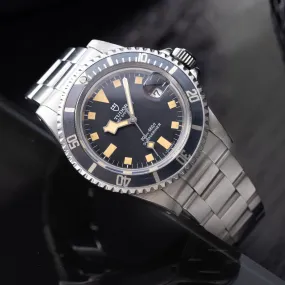 Tudor Submariner Date 9411/0 Black Snowflake Kissing 4 Inlay