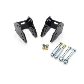 UMI Performance Control Arm Bracket - Relocation - Rear - Lower - Bolt-On - Black - GM G-Body 1978-88