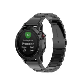 Universal Garmin 22mm QuickFit Stainless Steel 22mm QuickFit Rem m. Stifter - Sort