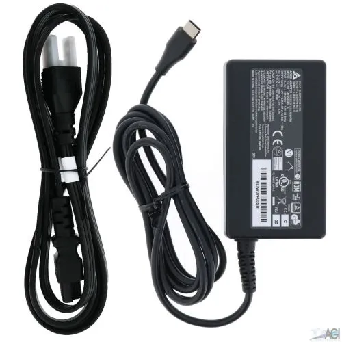 USB-C 65W Charger for Chromebooks (Lenovo) and EliteBook 840 G8 and 860 G9 Laptops.