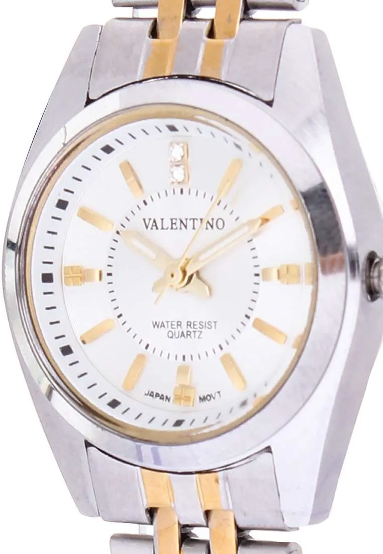 Valentino 20121691-TWO TONE - GOLD DIAL Stainless Steel Watch for Women