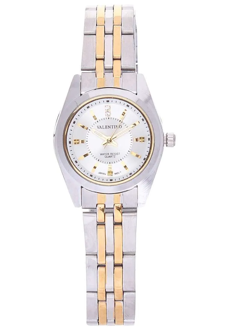 Valentino 20121691-TWO TONE - GOLD DIAL Stainless Steel Watch for Women