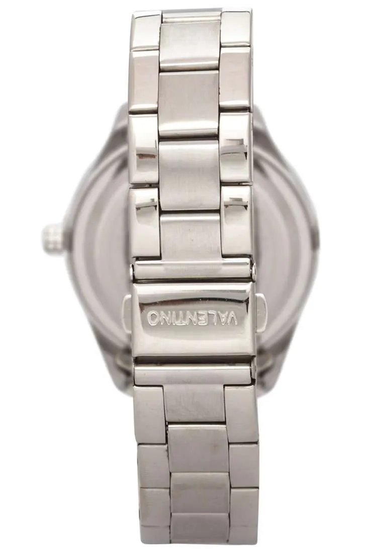 Valentino 20121789-WHITE DIAL Silver Stainless Strap Watch for Women