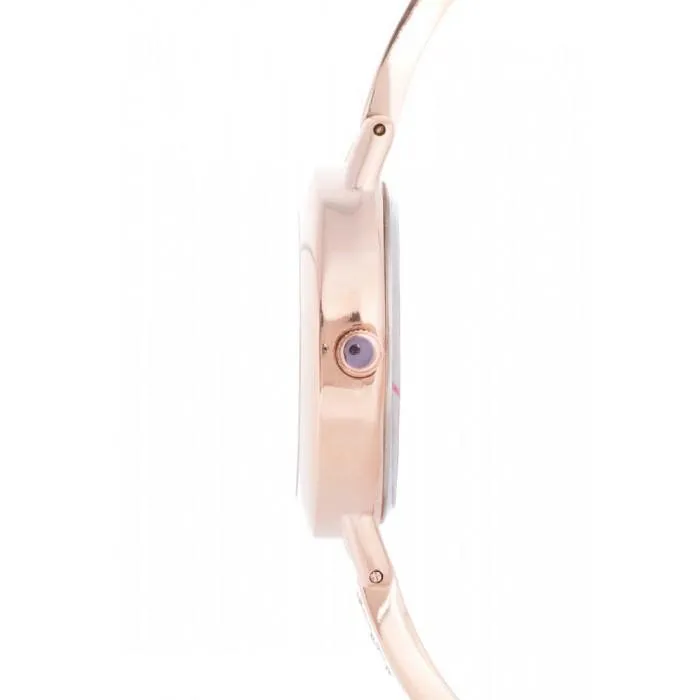 Valentino 20121981-SILVER DIAL ROSE GOLD FASHION METAL ALLOY STRAP Watch for Women