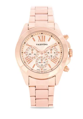 Valentino 20122222-ROSE DIAL Gold Watch for Women