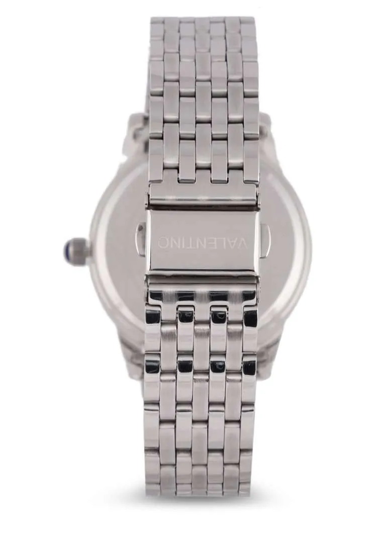 Valentino 20122323-BLACK DIAL Silver Stainless Steel Watch for Women