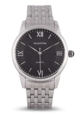 Valentino 20122323-BLACK DIAL Silver Stainless Steel Watch for Women