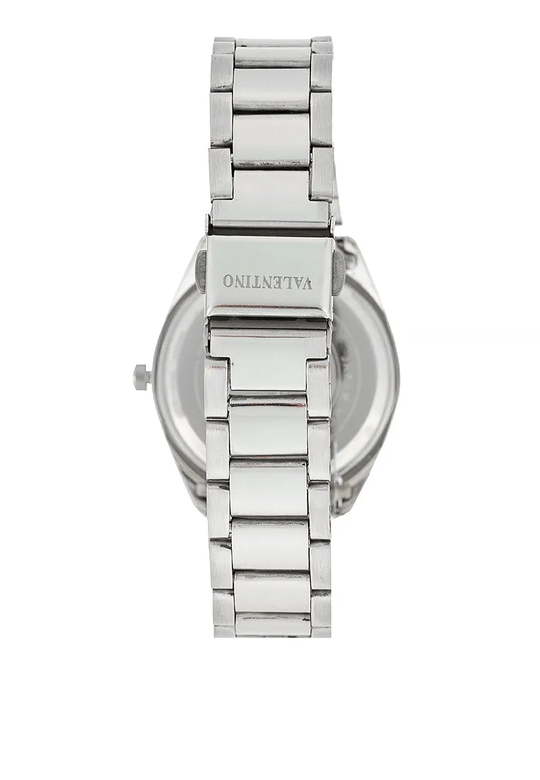 Valentino 20122459-WHITE DIAL - SIL INDEX Stainless Steel Strap Analog Watch for Women