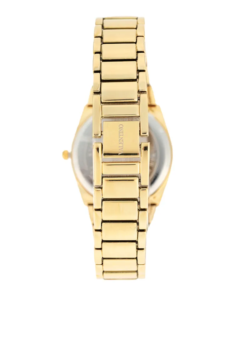 Valentino 20122460-GOLD DIAL Alloy Strap Analog Watch for Women