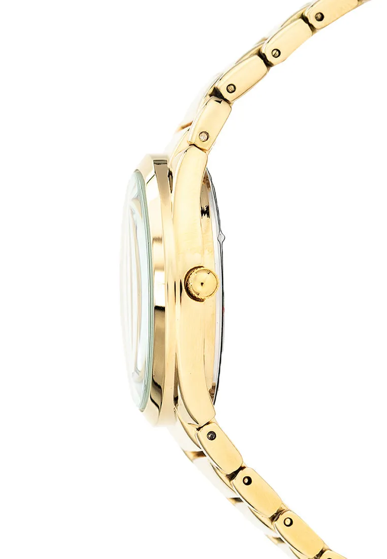 Valentino 20122460-GOLD DIAL Alloy Strap Analog Watch for Women