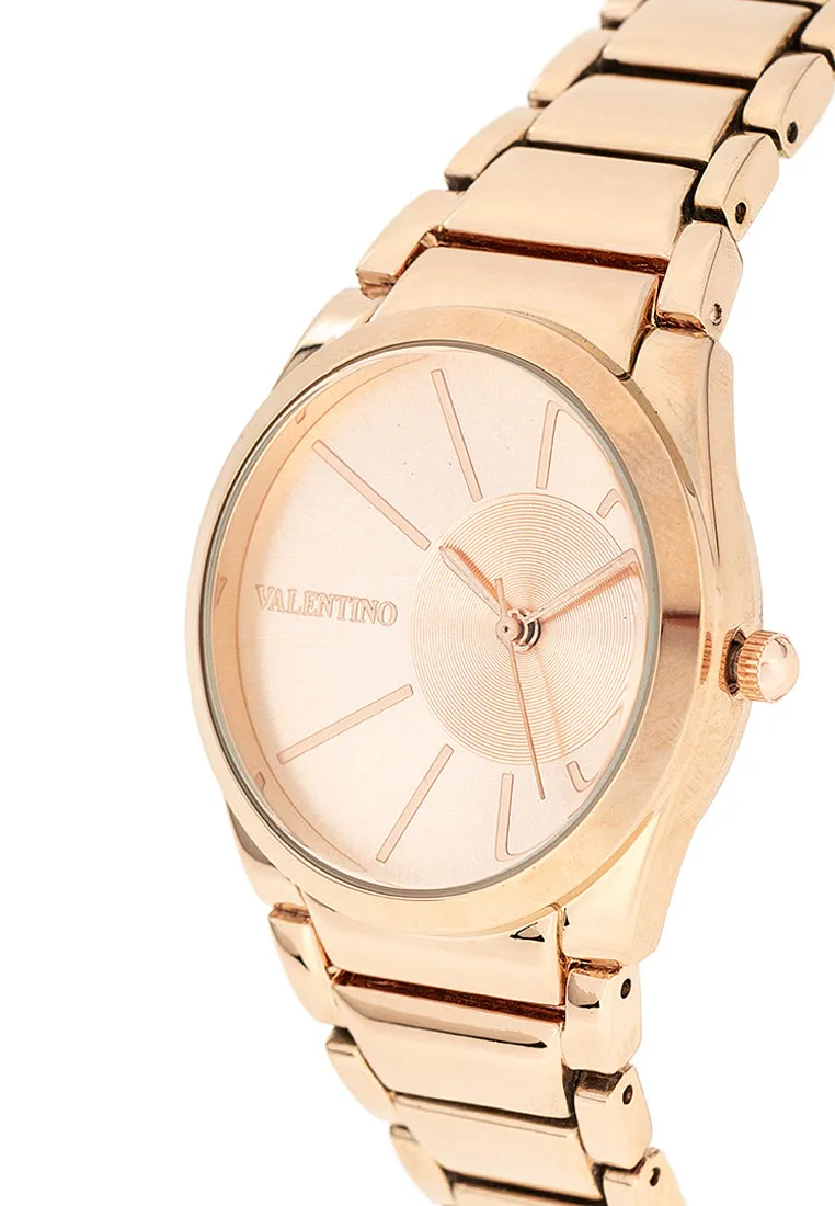 Valentino 20122461-ROSE DIAL Alloy Strap Analog Watch for Women