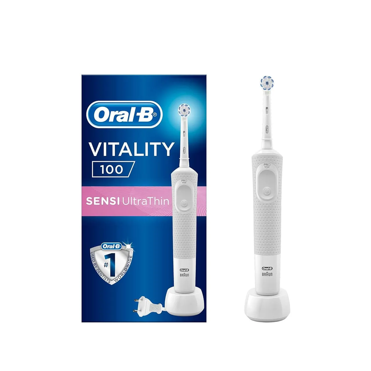 Vitality 100 Sensi Ultra-Thin Electric Toothbrush