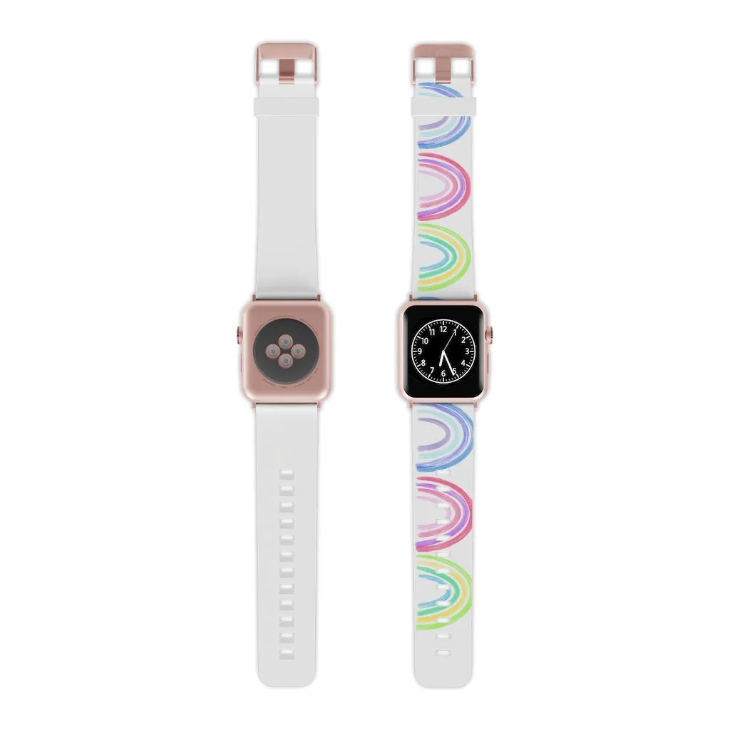 Watercolor Rainbow Watch Band for Apple Watch