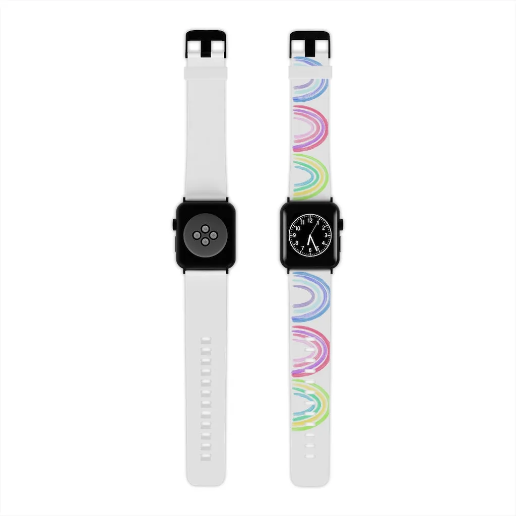 Watercolor Rainbow Watch Band for Apple Watch