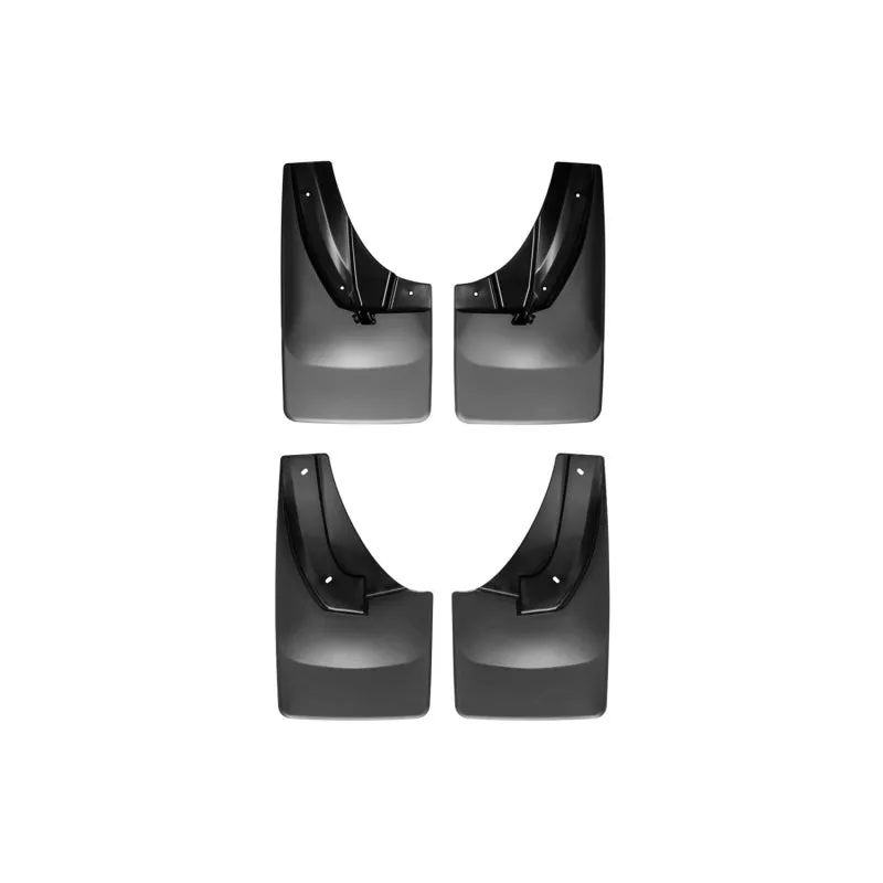 WeatherTech MudFlaps - Front/Rear - Black - Ram Fullsize Truck 2014-16