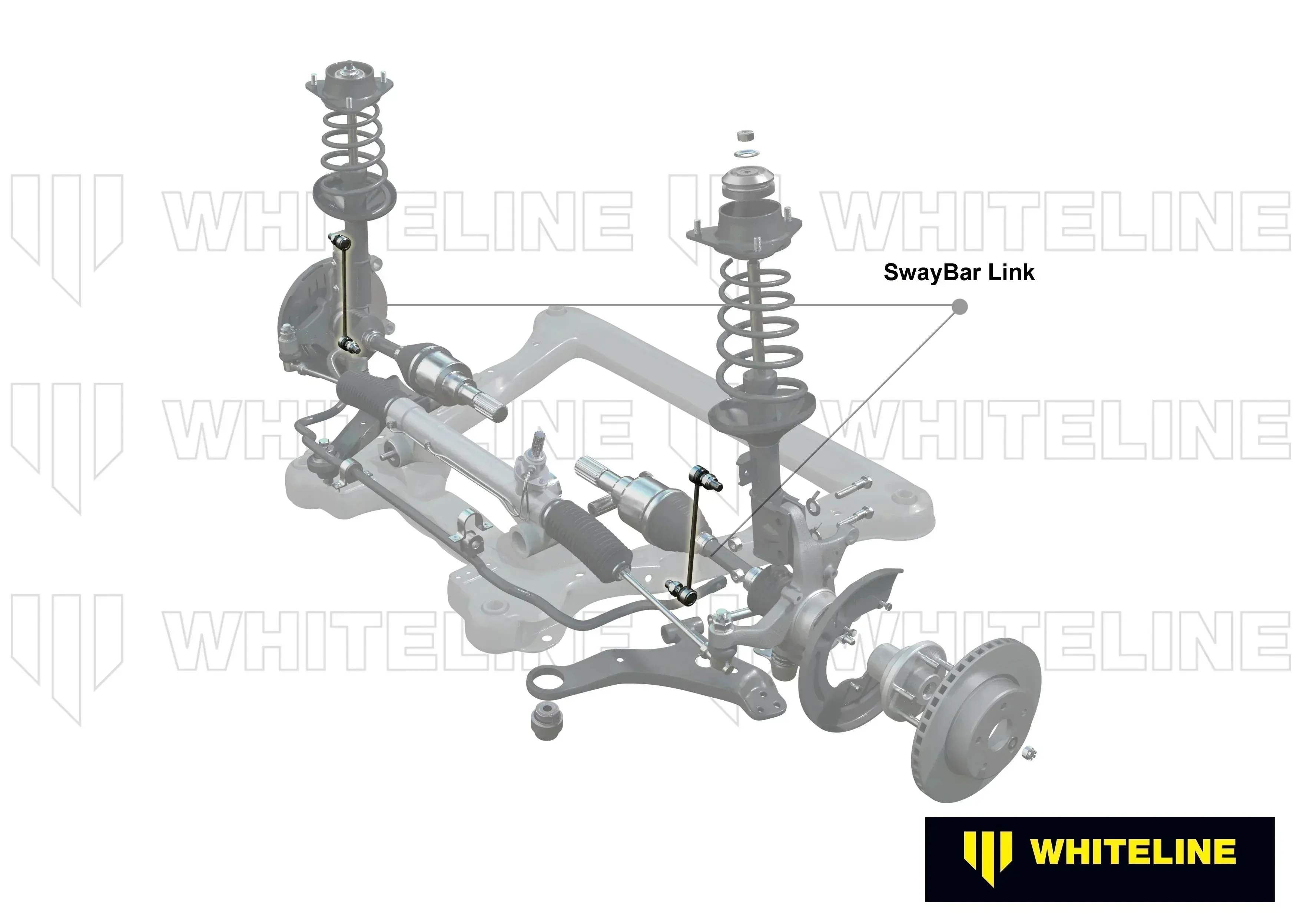 Whiteline Sway Bar End Link Kit Fiat Punto 199 (2005-2018) [290-315mm/ 10mm Ball Stud] Front - KLC140-295