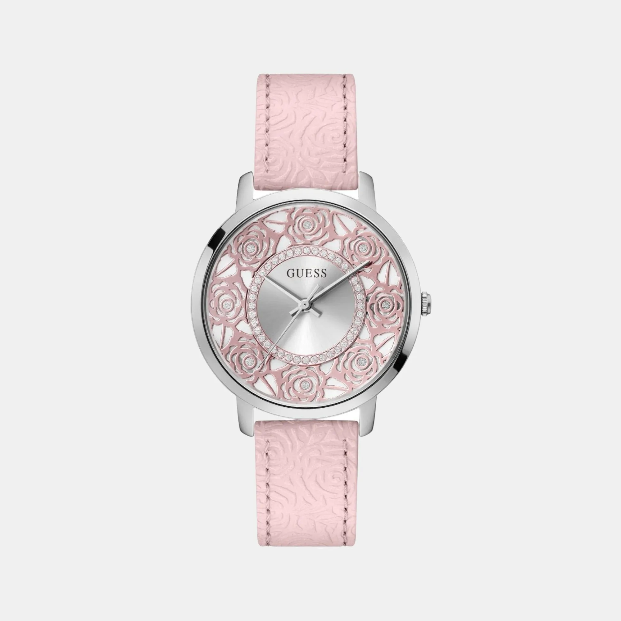 Women Analog Leather Watch GW0529L1