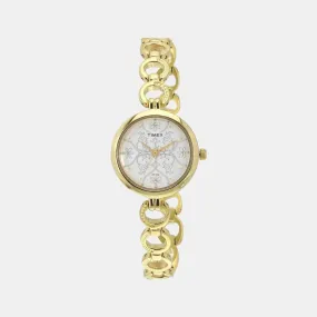 Women Gold Analog Brass Watch TWEL11413