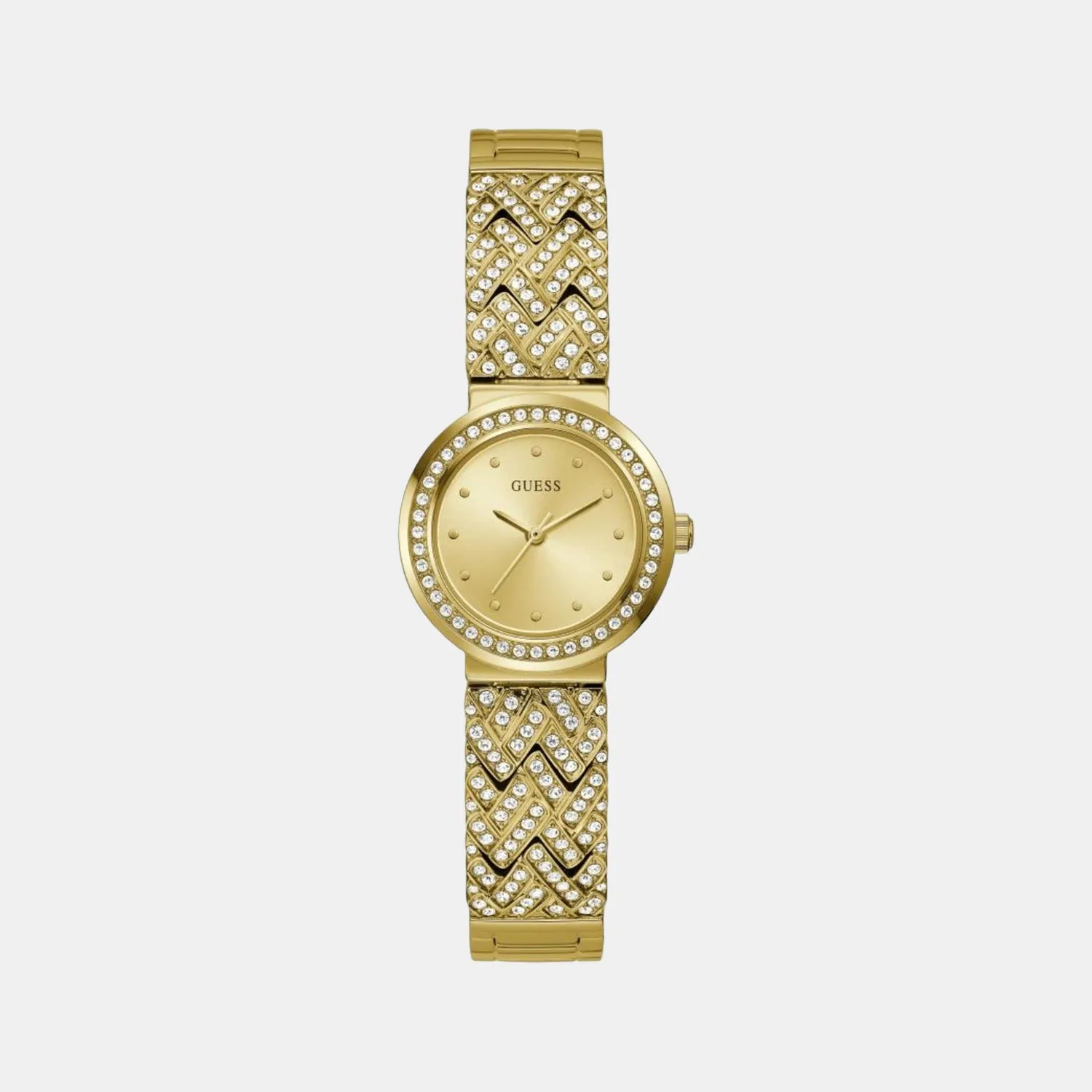 Women Gold Analog Stainless Steel Watch GW0476L2