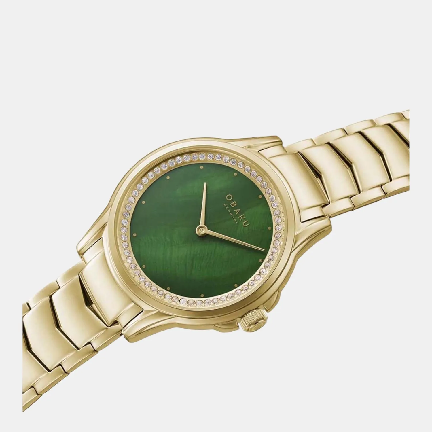 Women Green Analog Stainless Steel Watch V261LEGESG