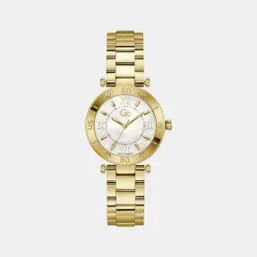 Women White Analog Stainless Steel Watch Z05003L1MF