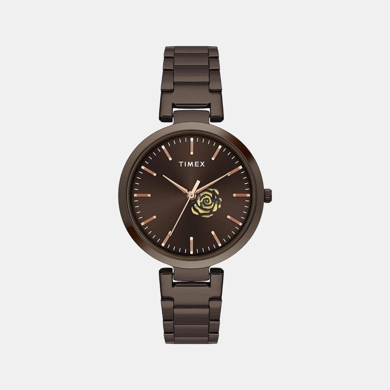 Women's Brown Analog Stainless Steel Watch TW000X227