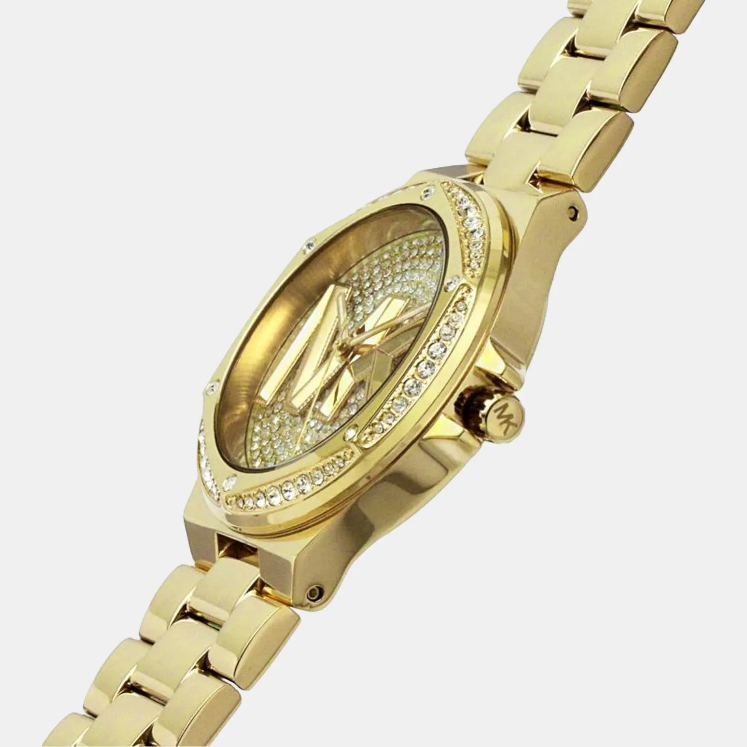 Women's Gold Analog Stainless Steel Watch MK7229