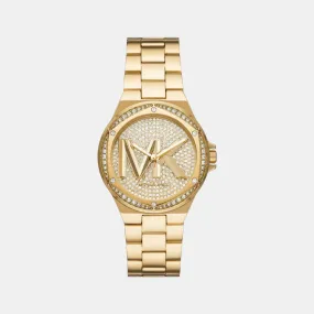 Women's Gold Analog Stainless Steel Watch MK7229