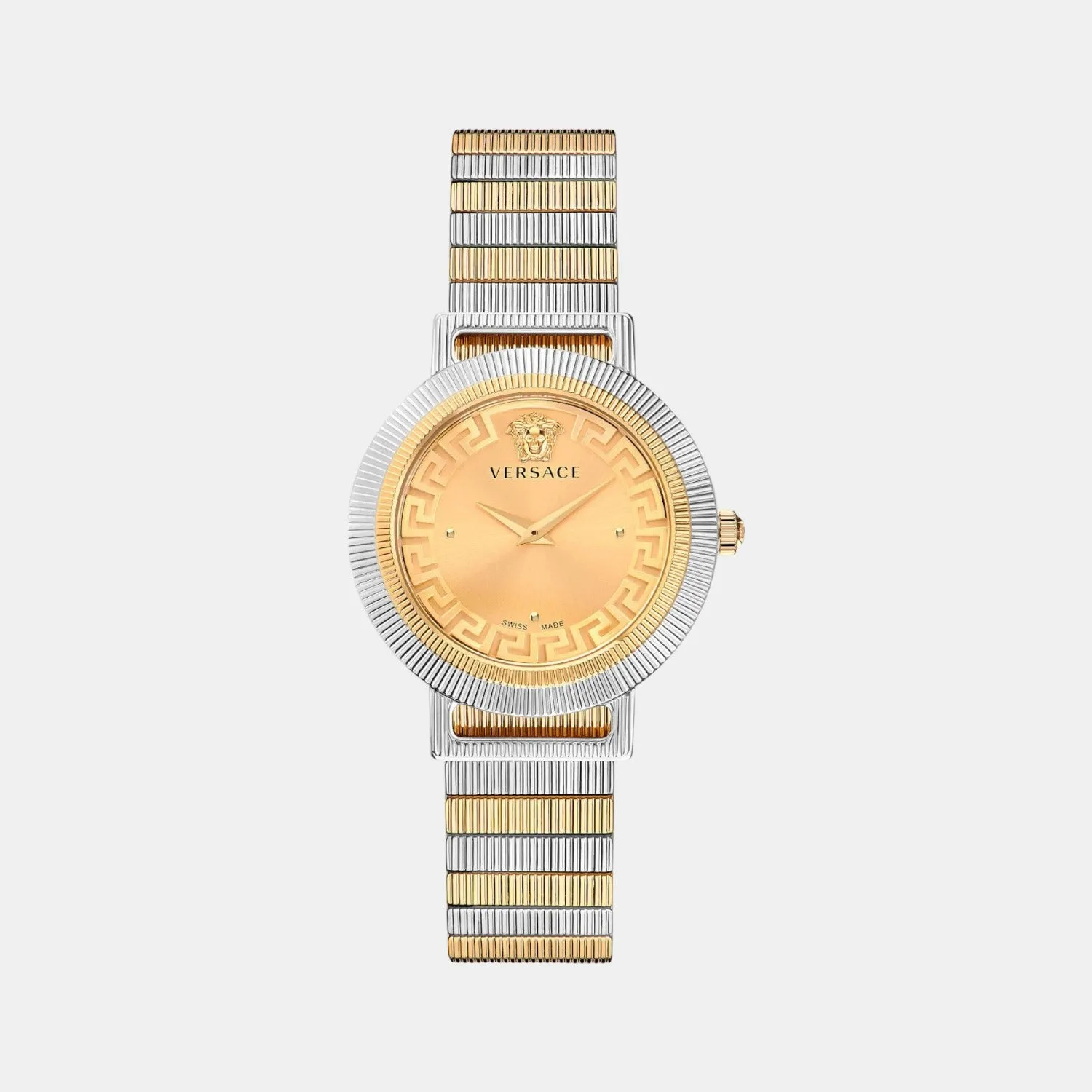 Women's Gold Analog Stainless Steel Watch VE3D00422