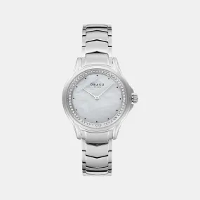 Women's Grey Analog Stainless Steel Watch V261LECJSC