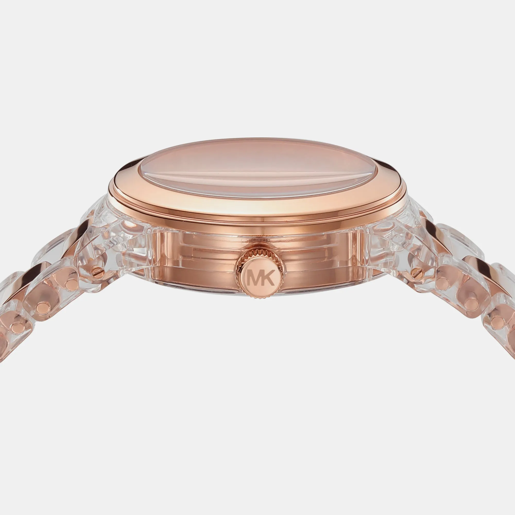 Women's Rose Gold Analog Brass Watch MK7355