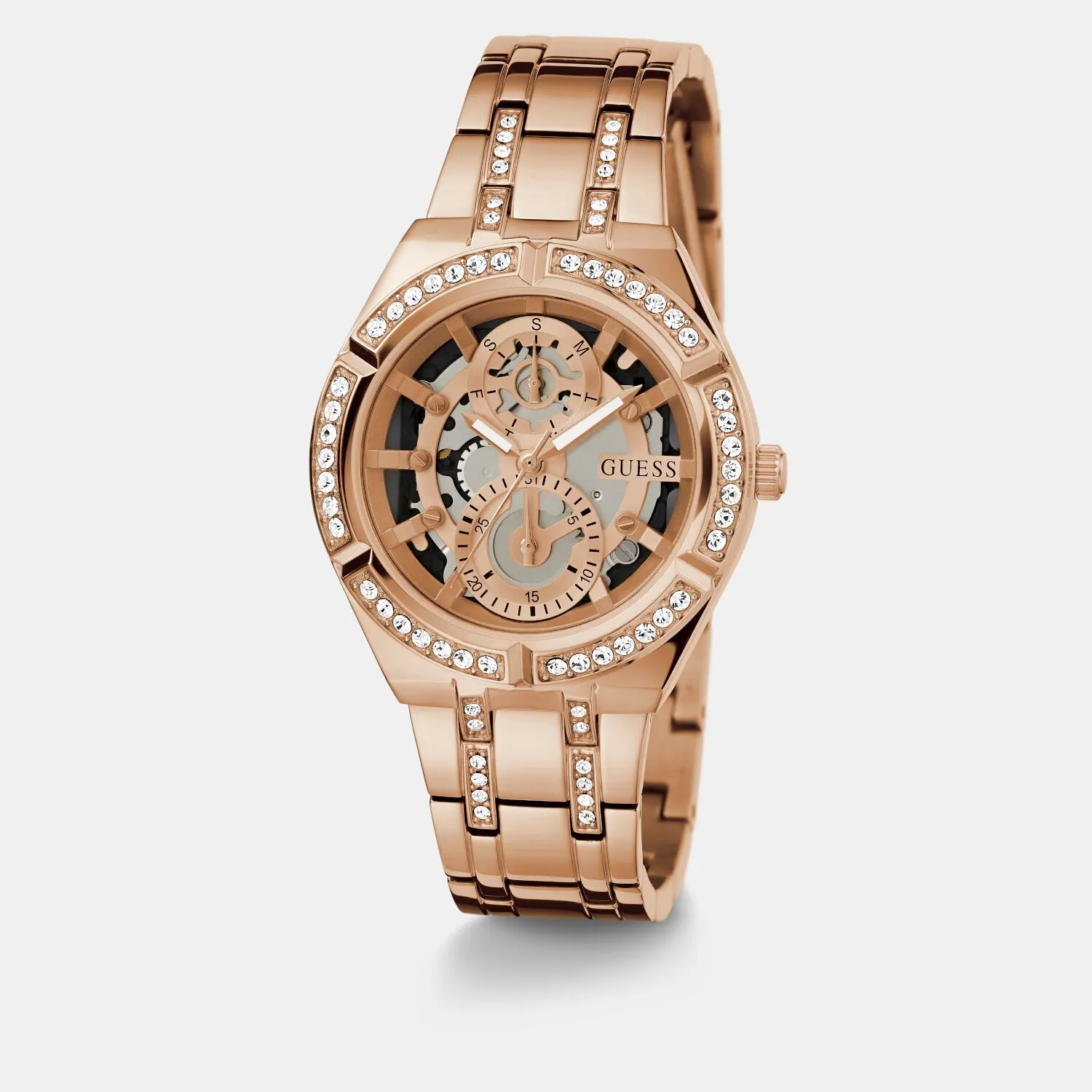 Women's Rose Gold Analog Stainless Steel Watch GW0604L3