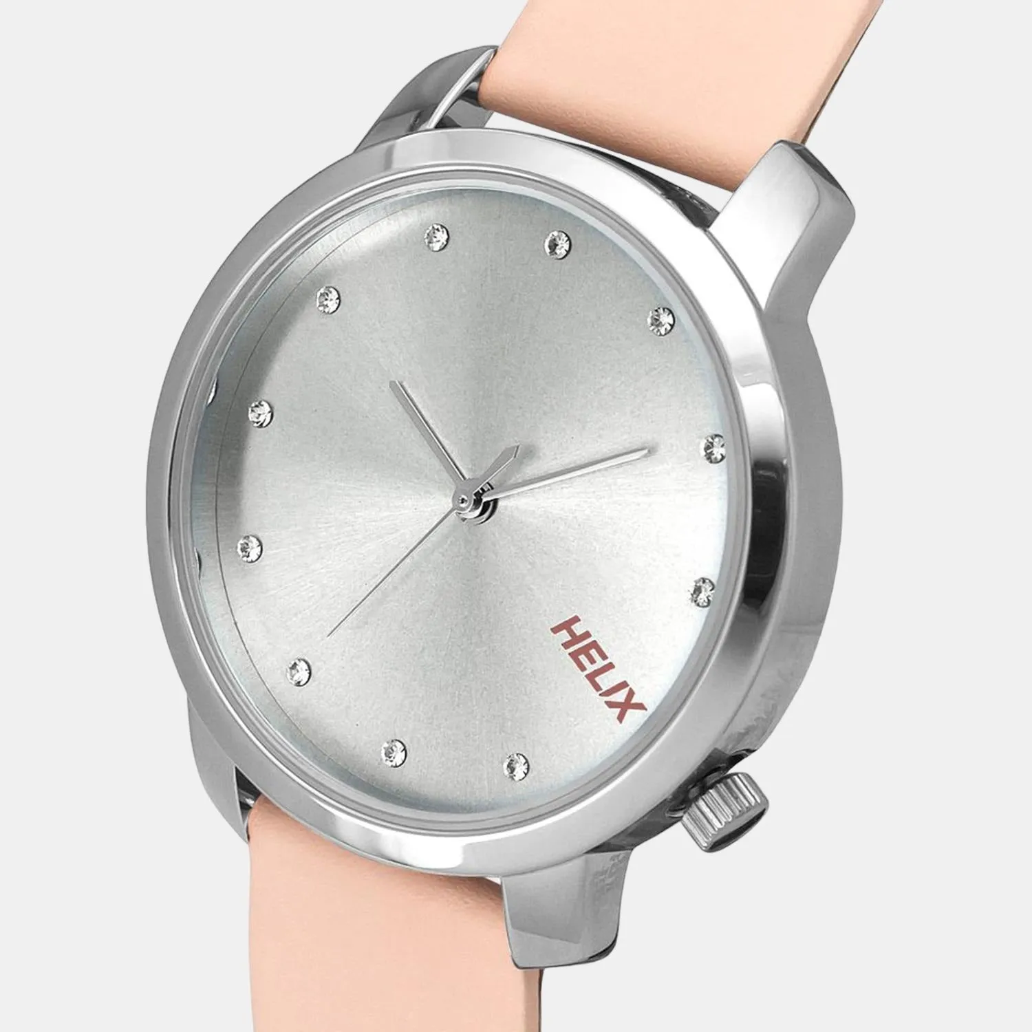 Women's Silver Analog Leather Watch TW032HL32