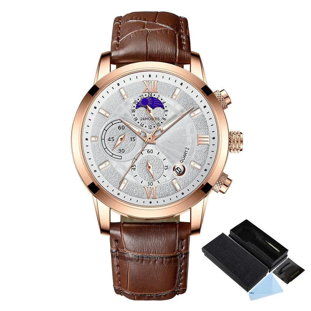 Women's Stylish And Versatile Chronograph Waterproof Watch