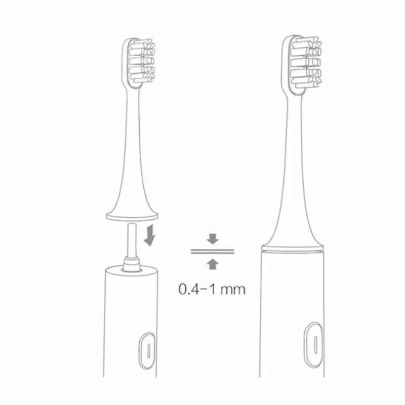 XIAOMI MIJIA T100 Soft Bristle Electric Toothbrush Replacement Heads