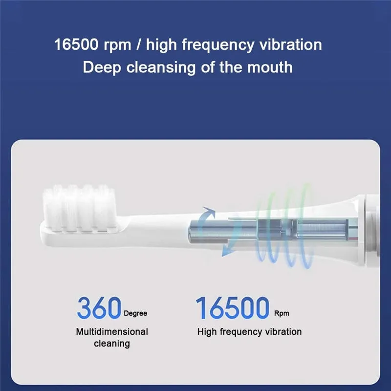 Xiaomi Mijia T100 Sonic Electric Toothbrush USB Rechargeable IPX7 Waterproof