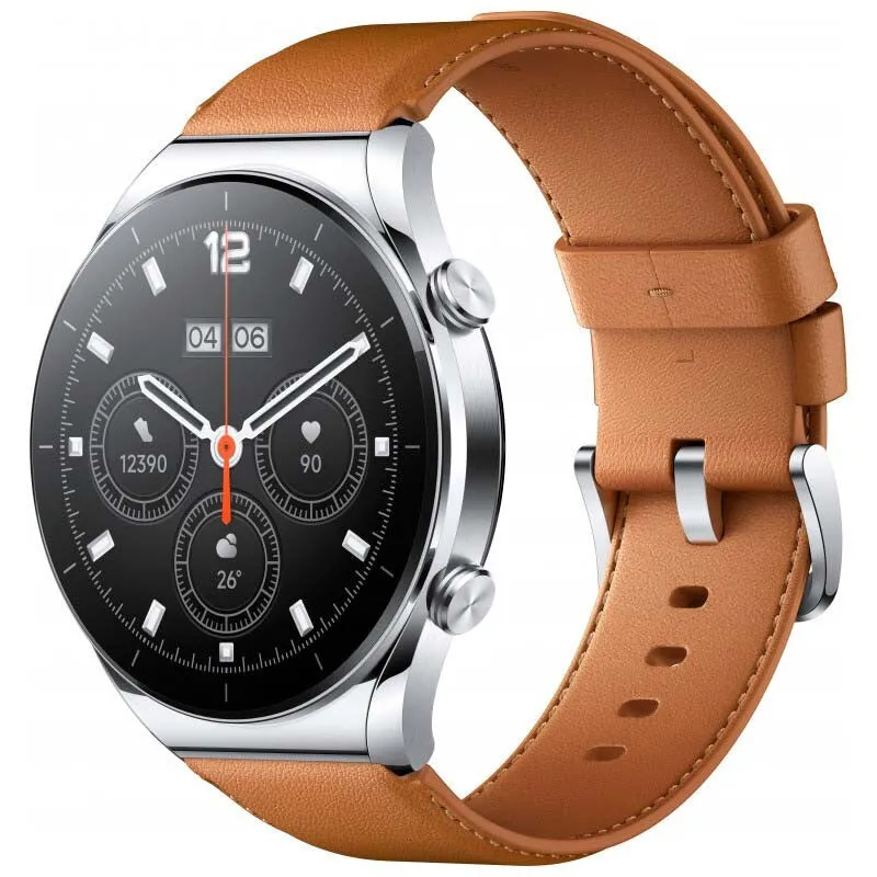 Xiaomi Watch S1 3.63 cm (1.43") AMOLED Digital 466 x 466 pixels Touchscreen Silver Wi-Fi GPS (satellite)