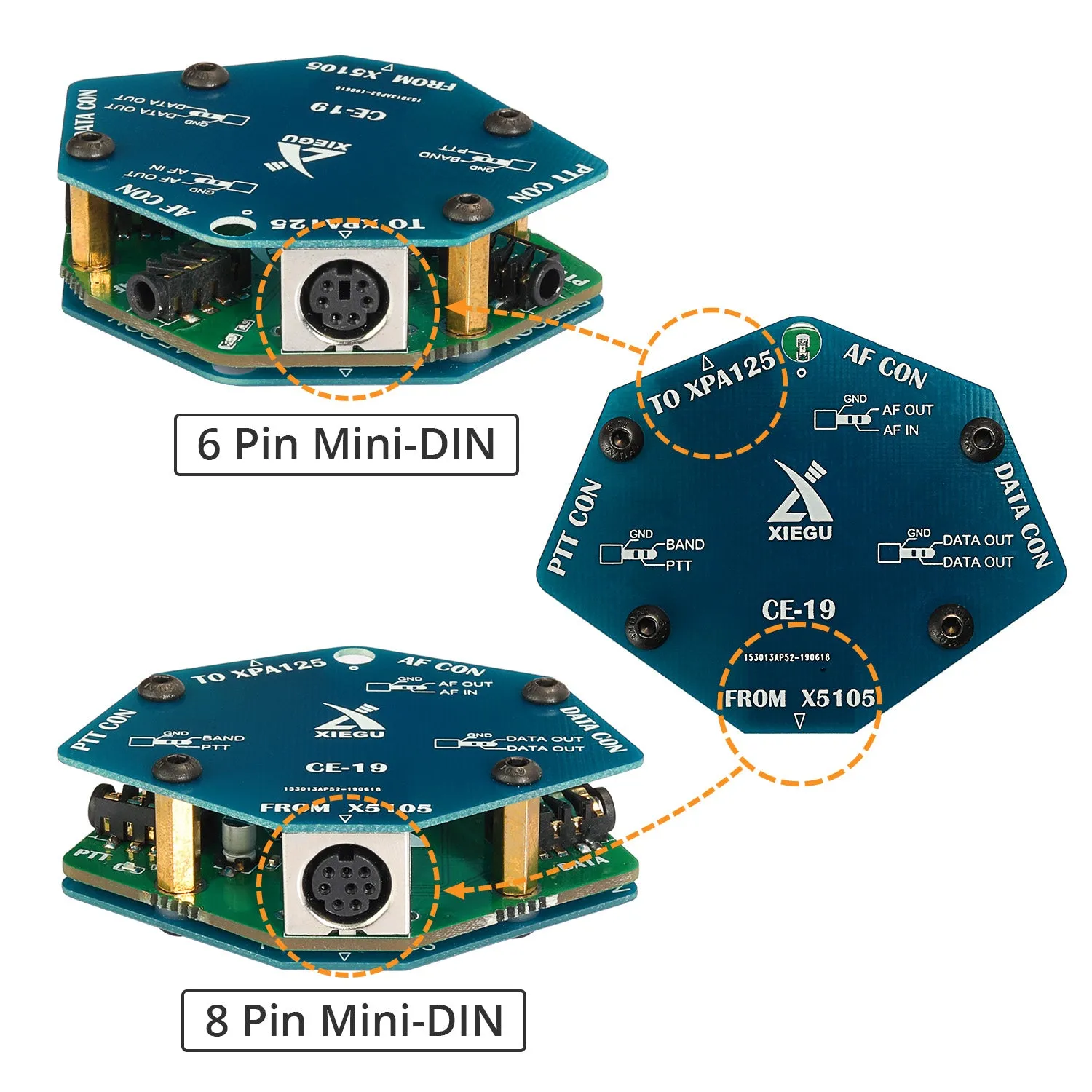 Xiegu CE-19 Data Interface Expansion Card