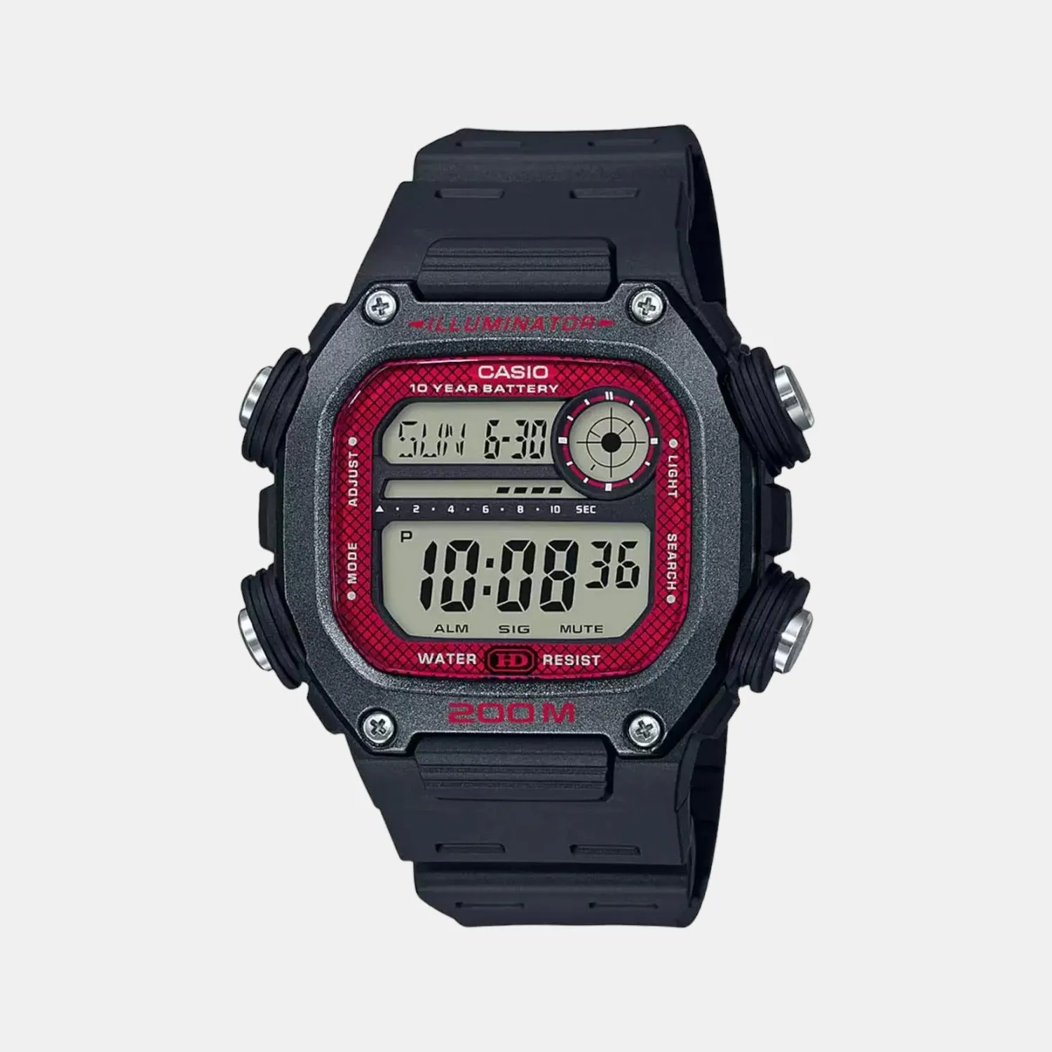 Youth Men's Digital Resin Watch I117 - DW-291H-1BVDF